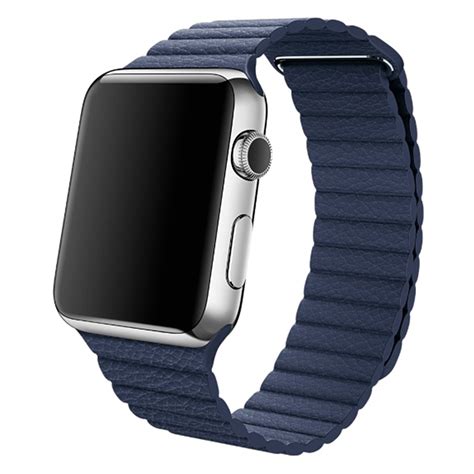 apple watch with leather band|apple watch magnetic leather band.